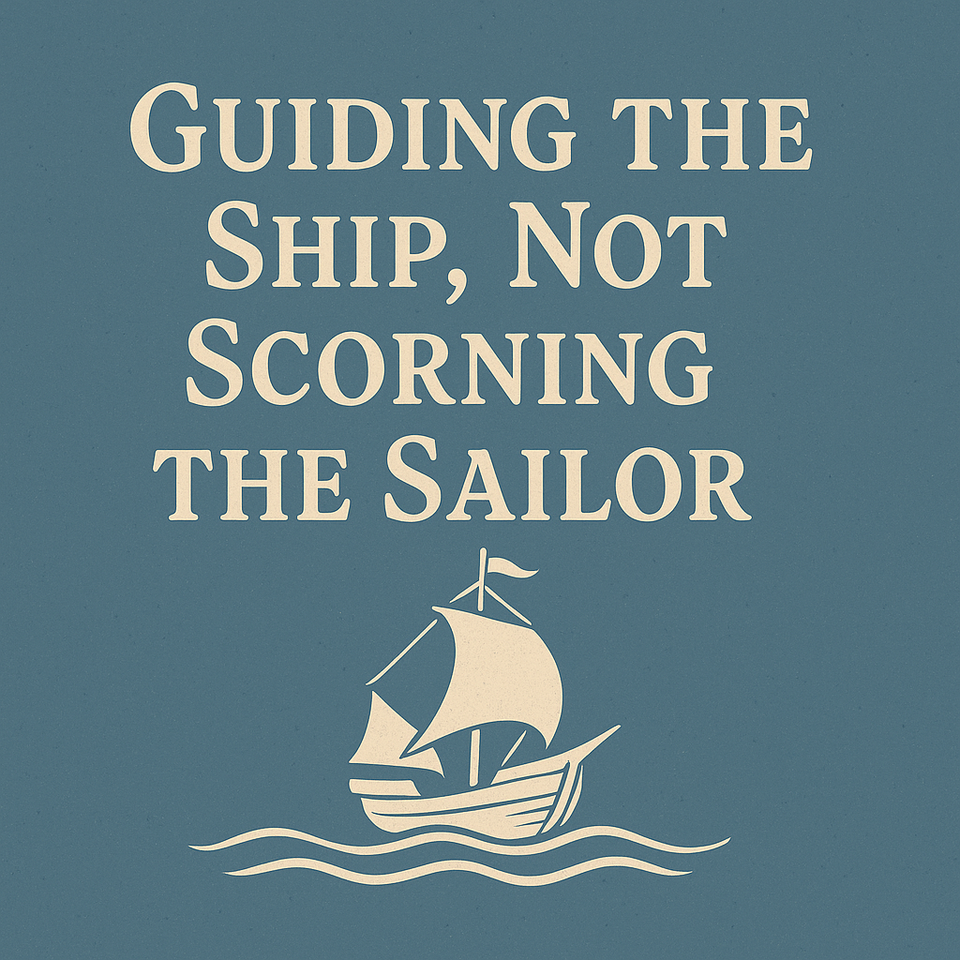 MM3: Guiding the Ship, Not Scorning the Sailor
